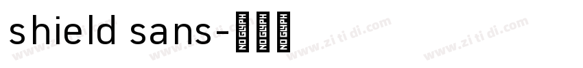 shield sans字体转换